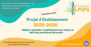 Le Projet d'Etablissement 2025-2030 est en ligne !